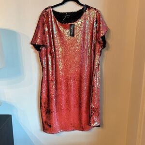 Glamorous Pink Sequin Mini Dress